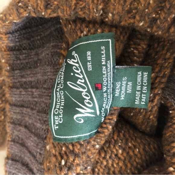 Woolwich Lambswool 1/4 zip Sweater - Picture 7 of 12